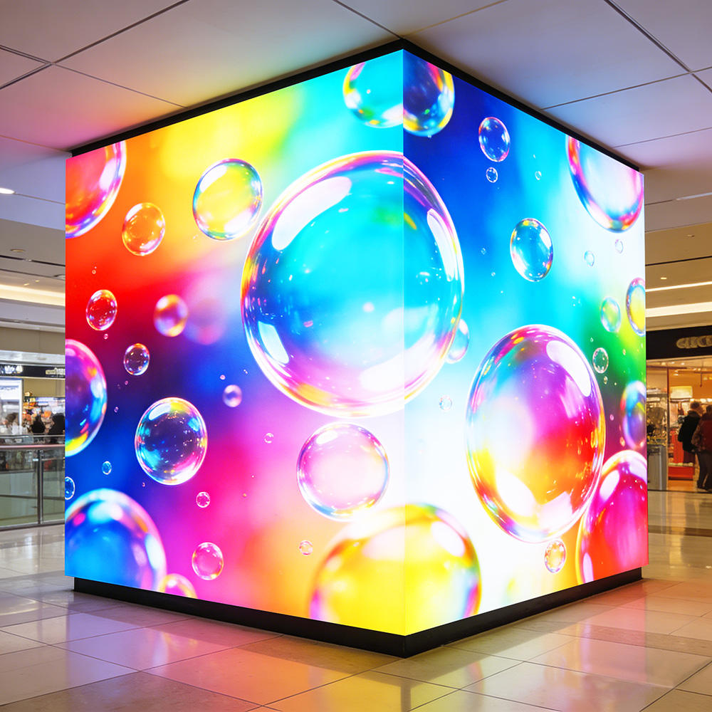 Right Angle Led Video Wall Display P2.5 Curve Led Screen for Shopping Malls