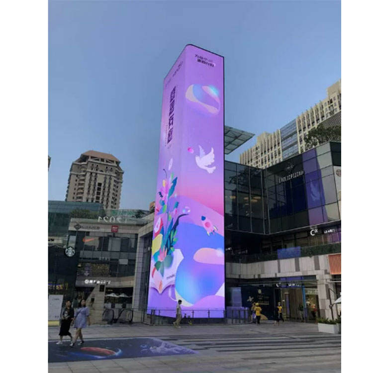  outdoor right angle led display 90 Degree Right-angle LED Display Screen