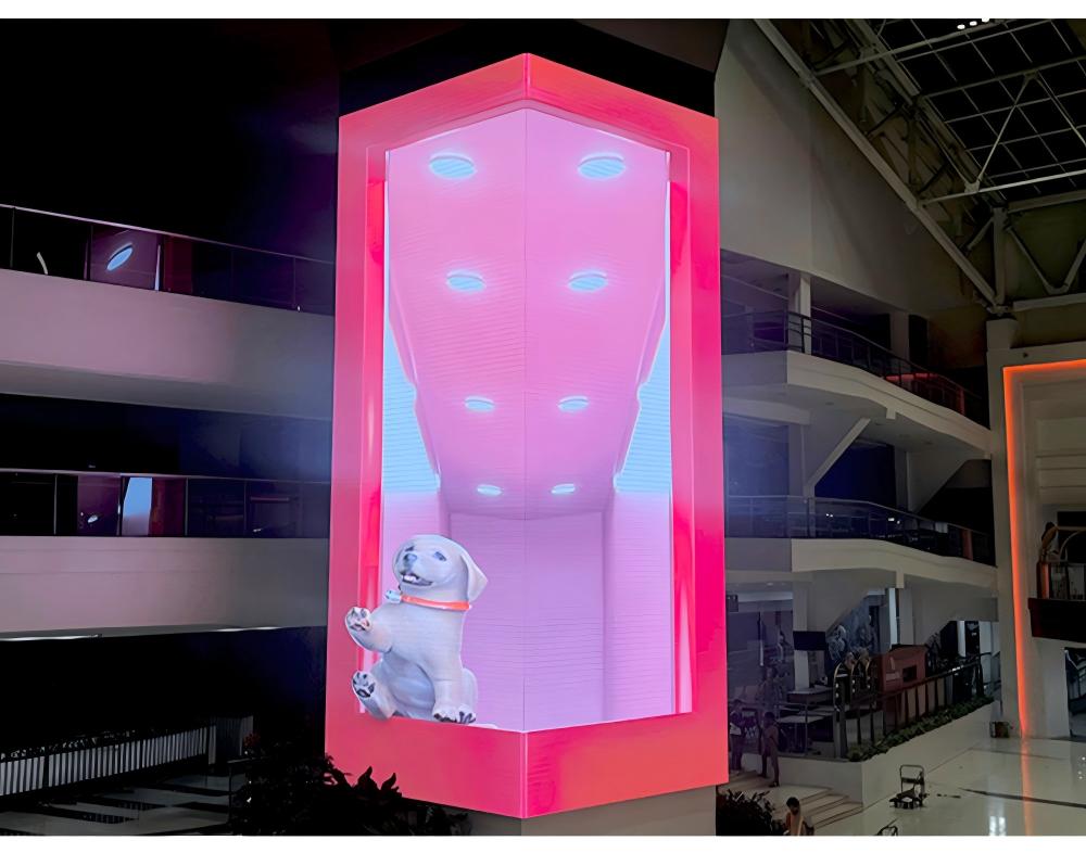  outdoor right angle led display 90 Degree Right-angle LED Display Screen