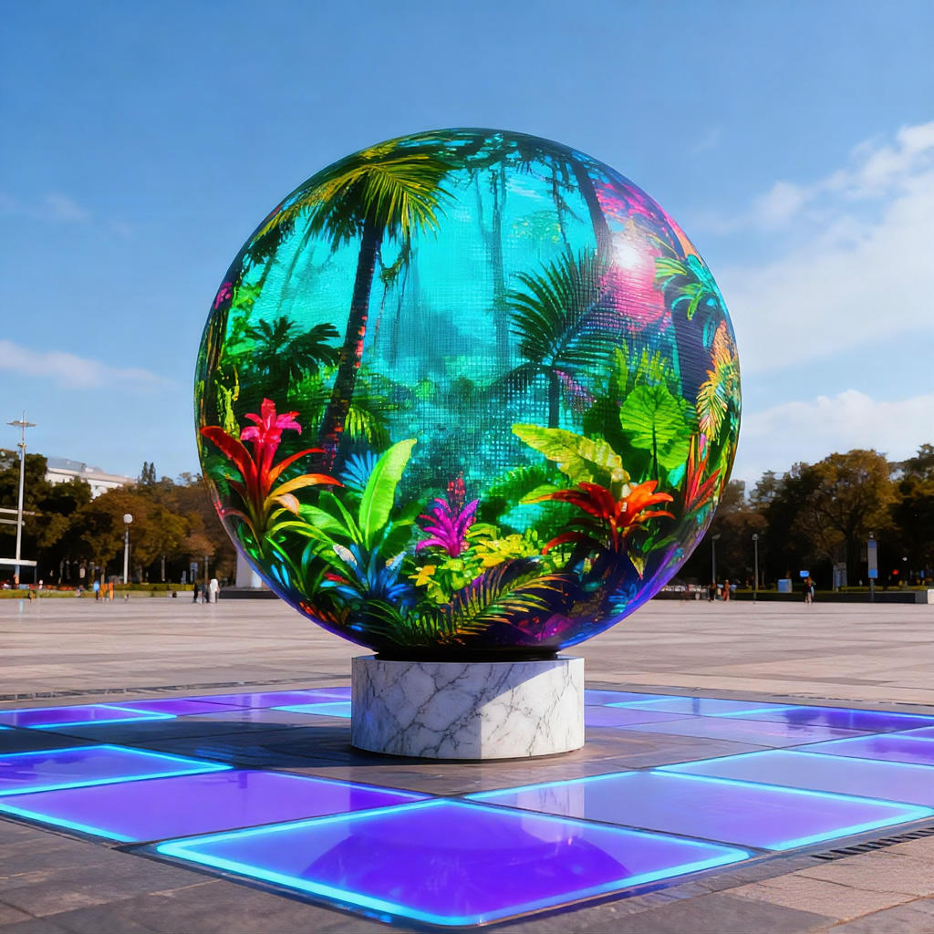  Outdoor LED Sphere Screen /outdoor spherical LED display screen