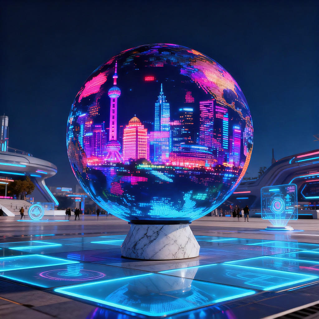  Outdoor LED Sphere Screen /outdoor spherical LED display screen