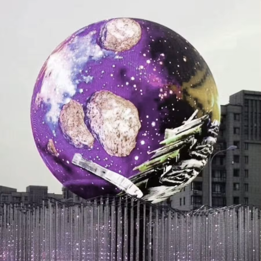  Outdoor LED Sphere Screen /outdoor spherical LED display screen