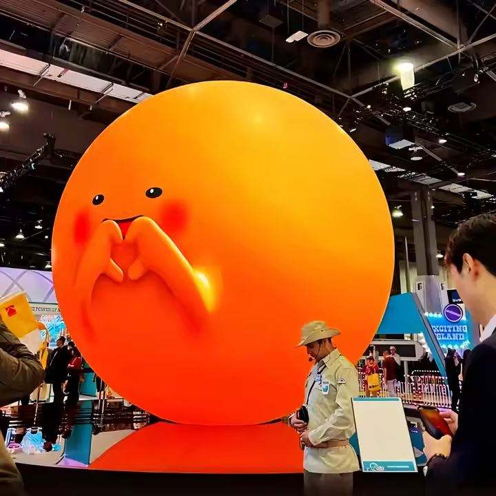 Indoor Sphere Led Screen Full Color 360 Degree Ball Led Display