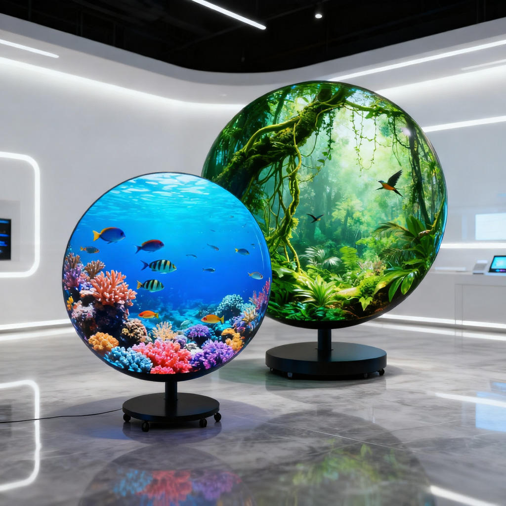 Indoor Sphere Led Screen Full Color 360 Degree Ball Led Display