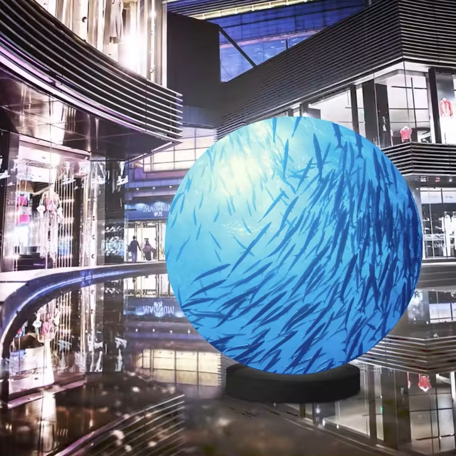Indoor Sphere Led Screen Full Color 360 Degree Ball Led Display