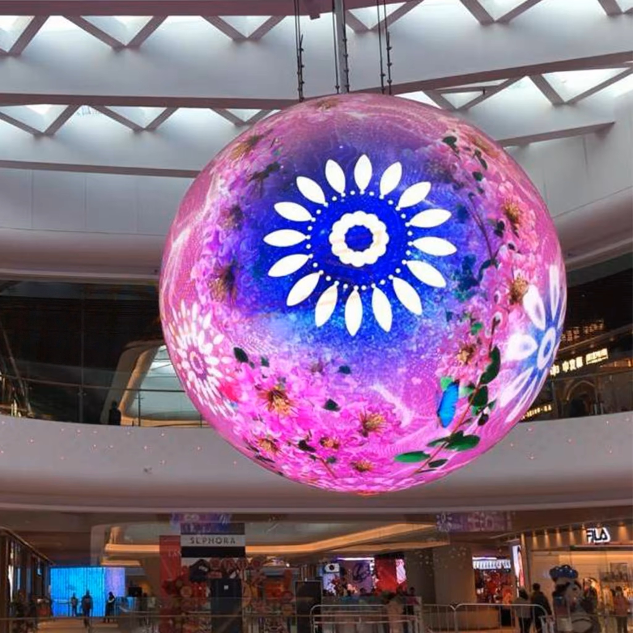 Indoor Sphere Led Screen Full Color 360 Degree Ball Led Display
