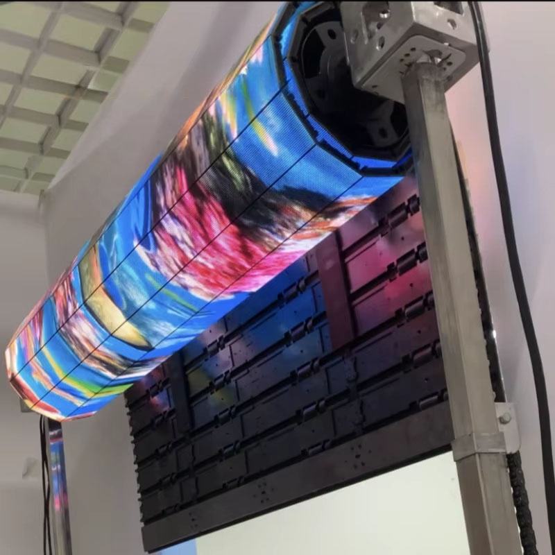 Indoor Ultra-thin Flexible Led Roller Shutter Screen 