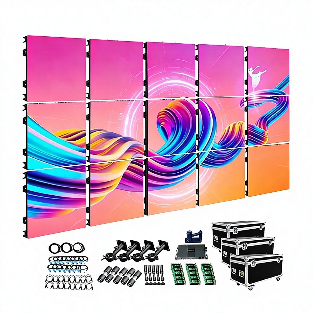Indoor Full Color LED Rental Display for Business Advertising