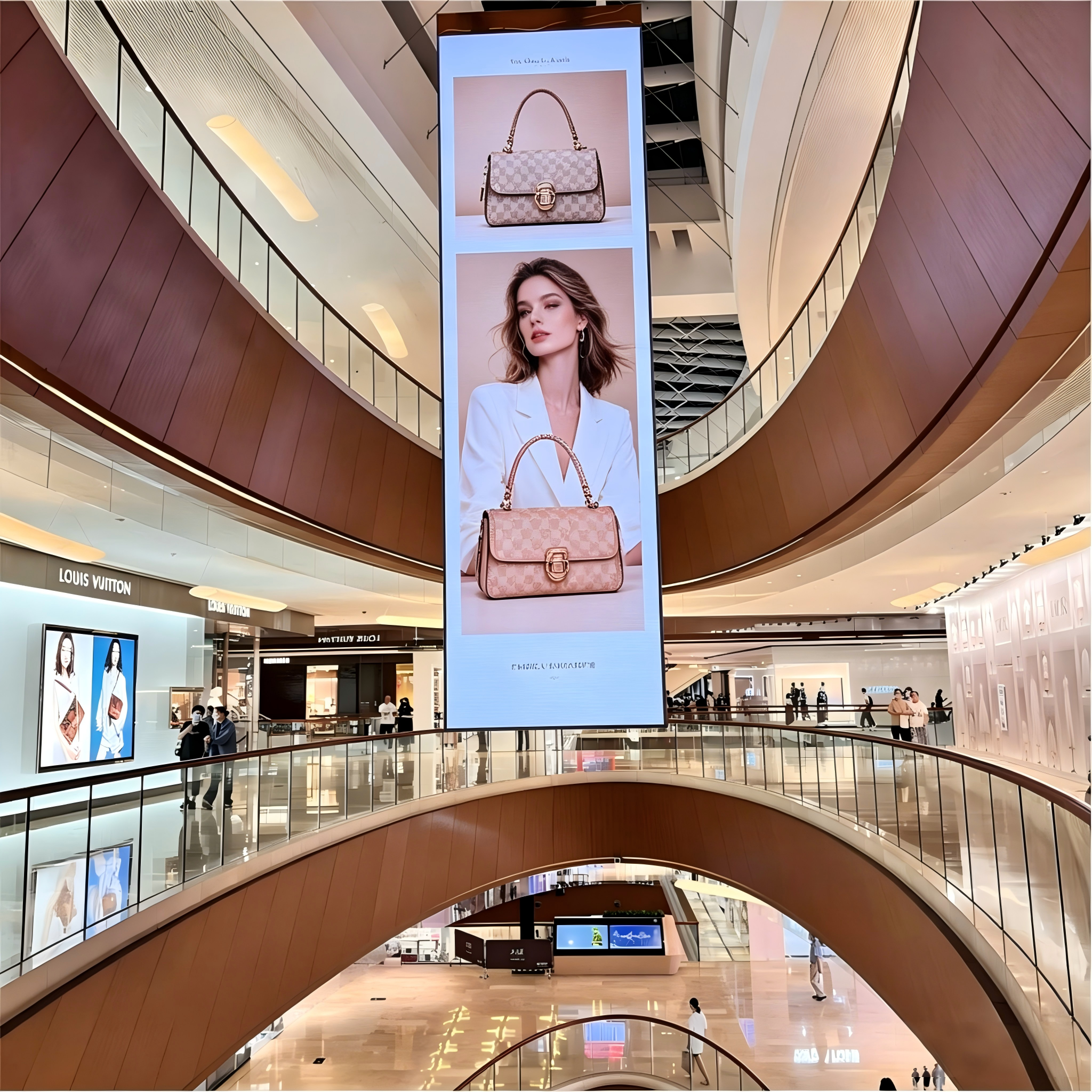 Ultra-Thin Double Sided LED Display Screen Indoor Slim Digital Signage for Shopping Mall & Airport