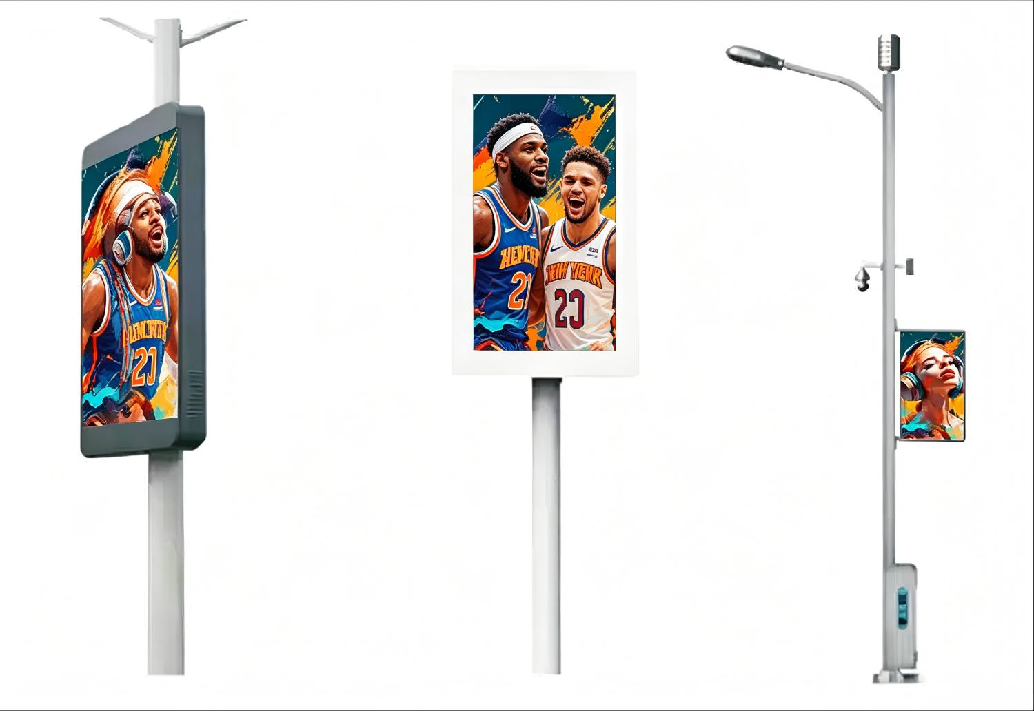 Street Pole LED Display
