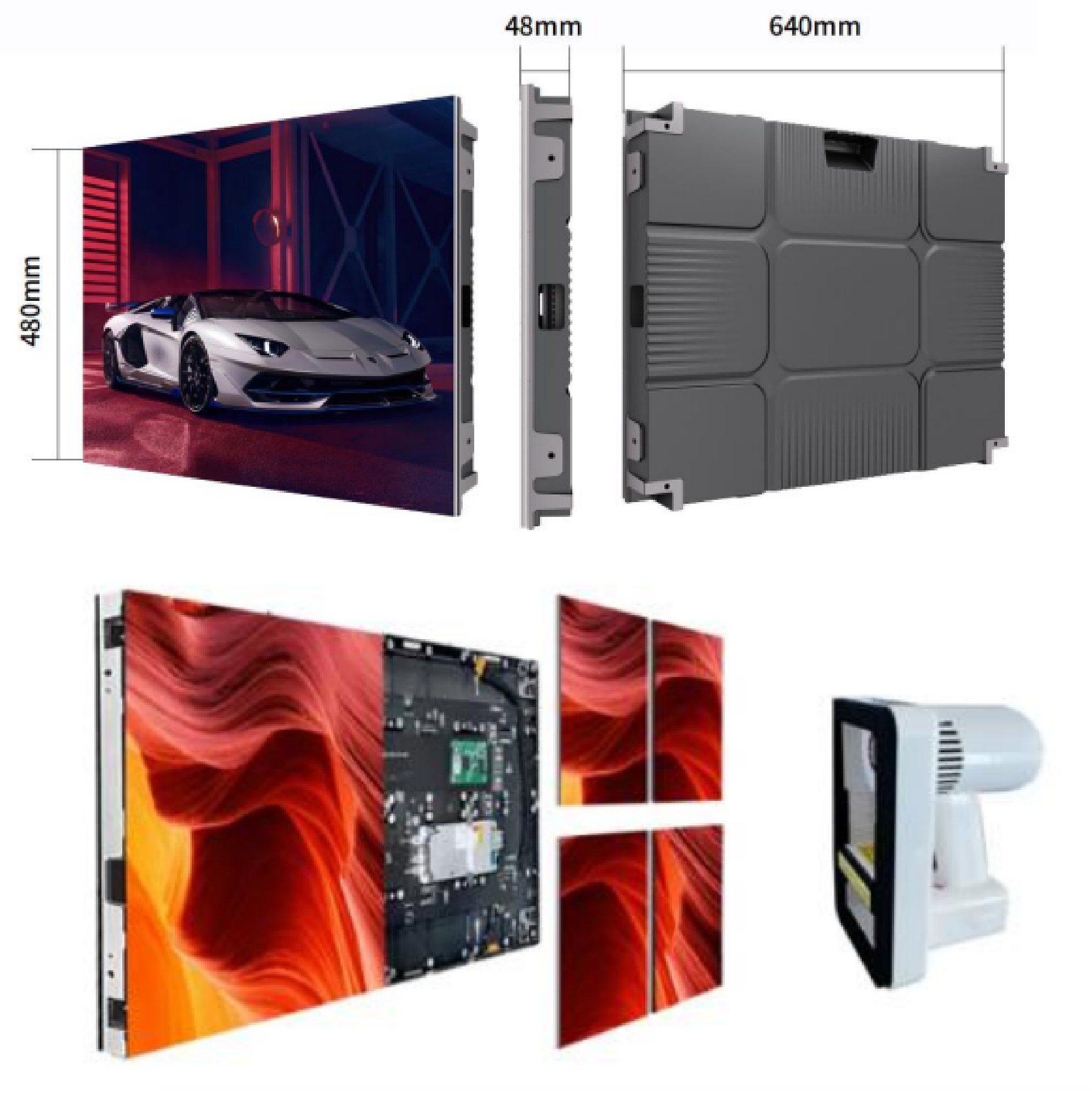 640X480mm Indoor LED Display