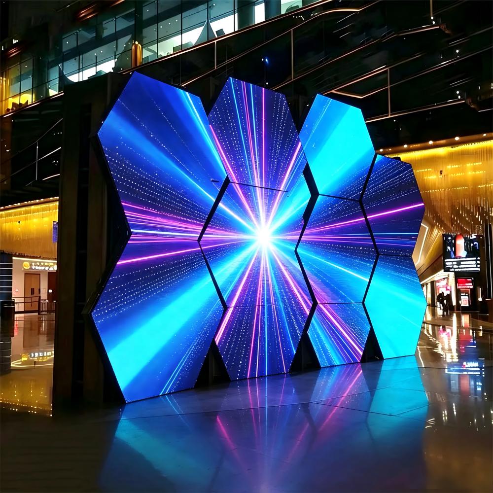 Hexagonal LED Display