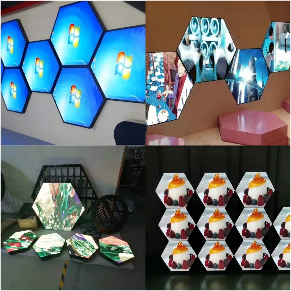 Hexagonal LED Display