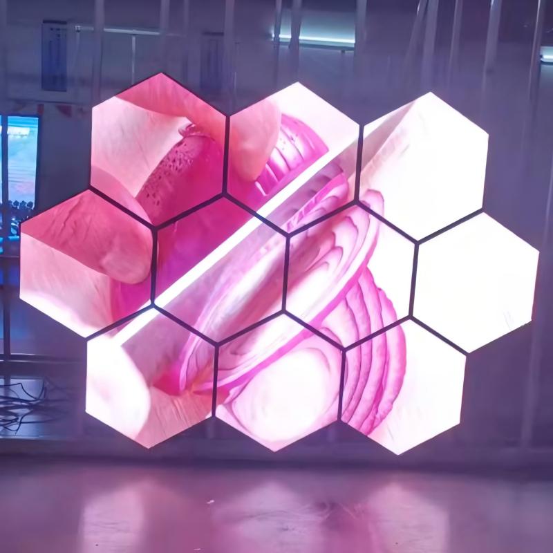 Hexagonal LED Display