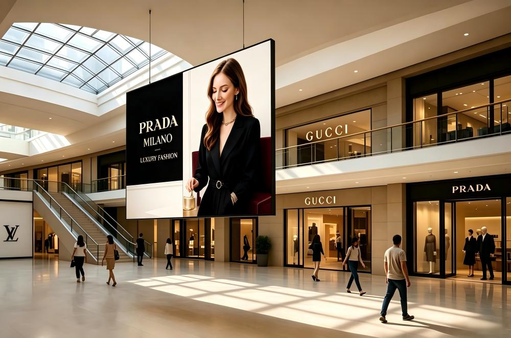 Ultra-Thin LED Display Screen: The Space-Saving Double-Sided Digital Signage Solution