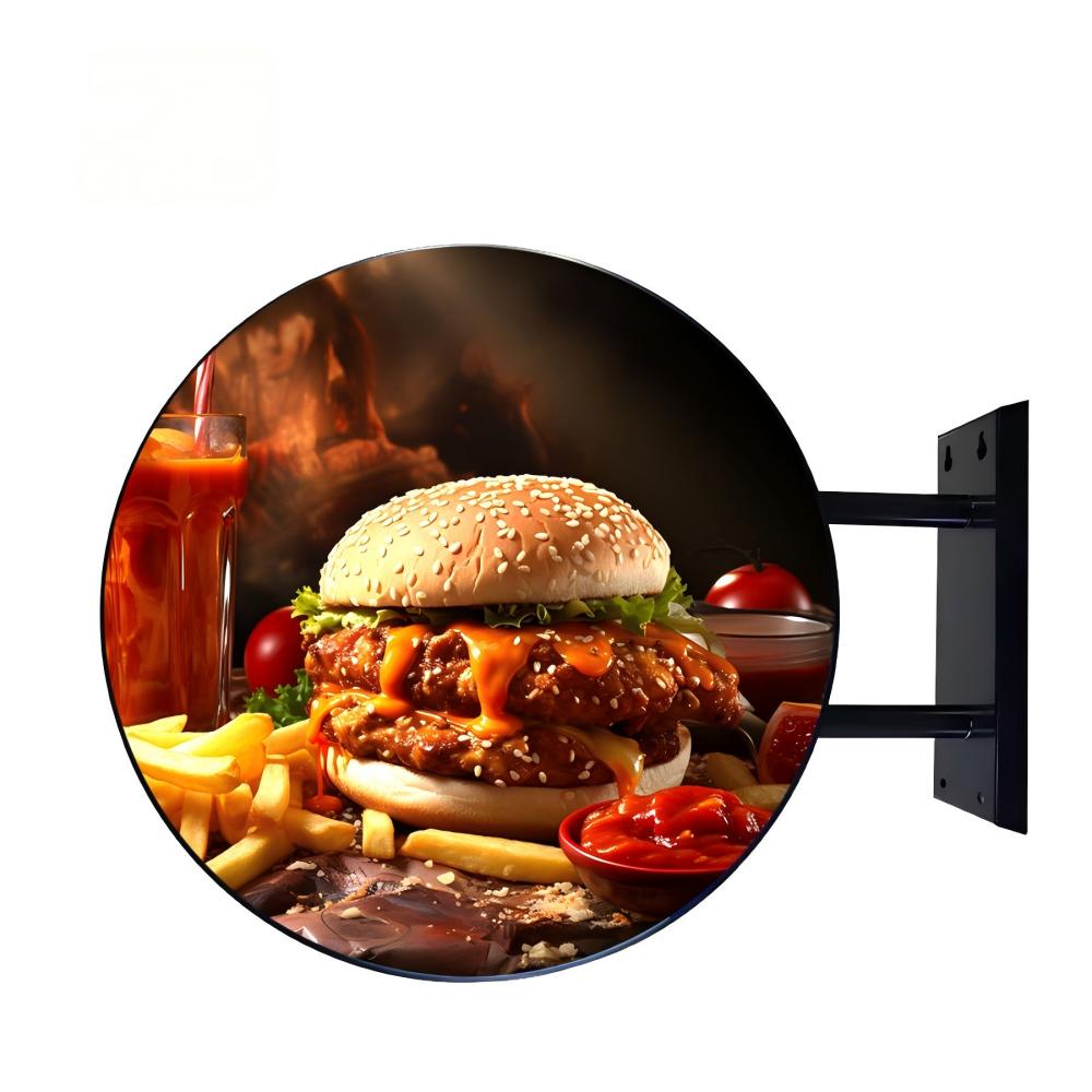 Double sided round logo led sign display |Circle LED Sign