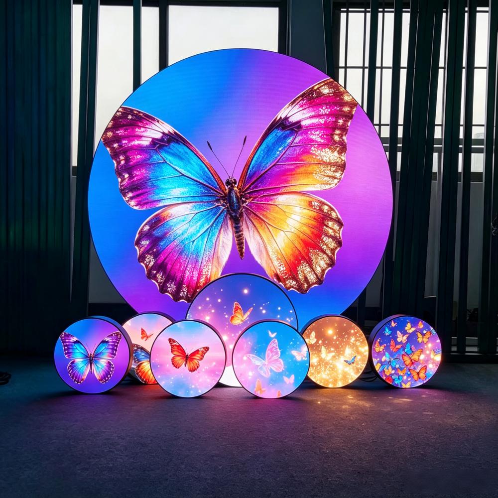 Customized Indoor round led display / circular LED screen