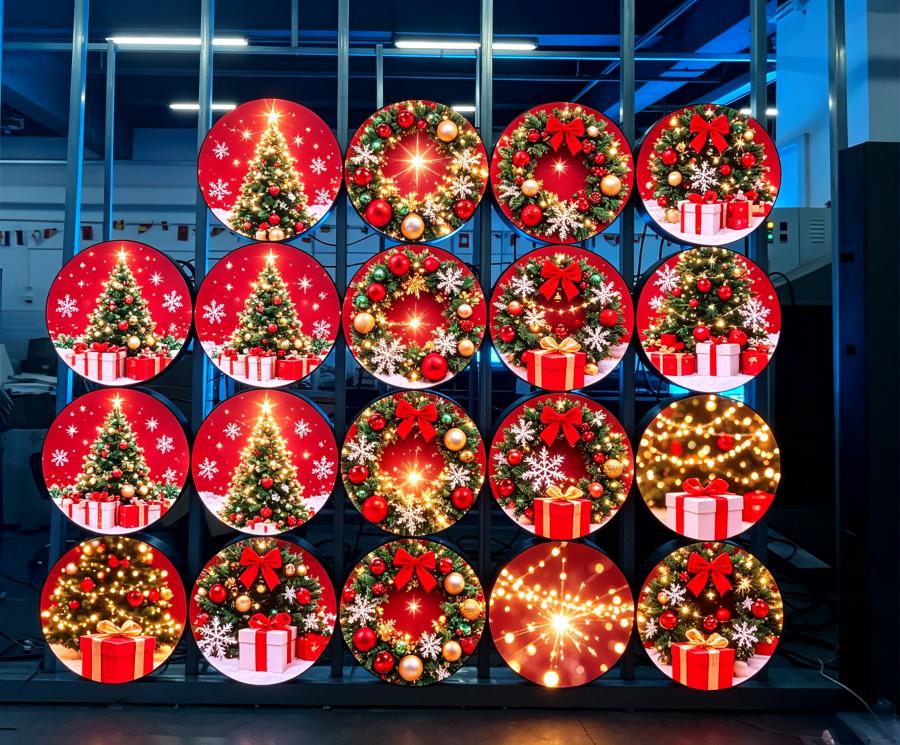 Customized Indoor round led display / circular LED screen